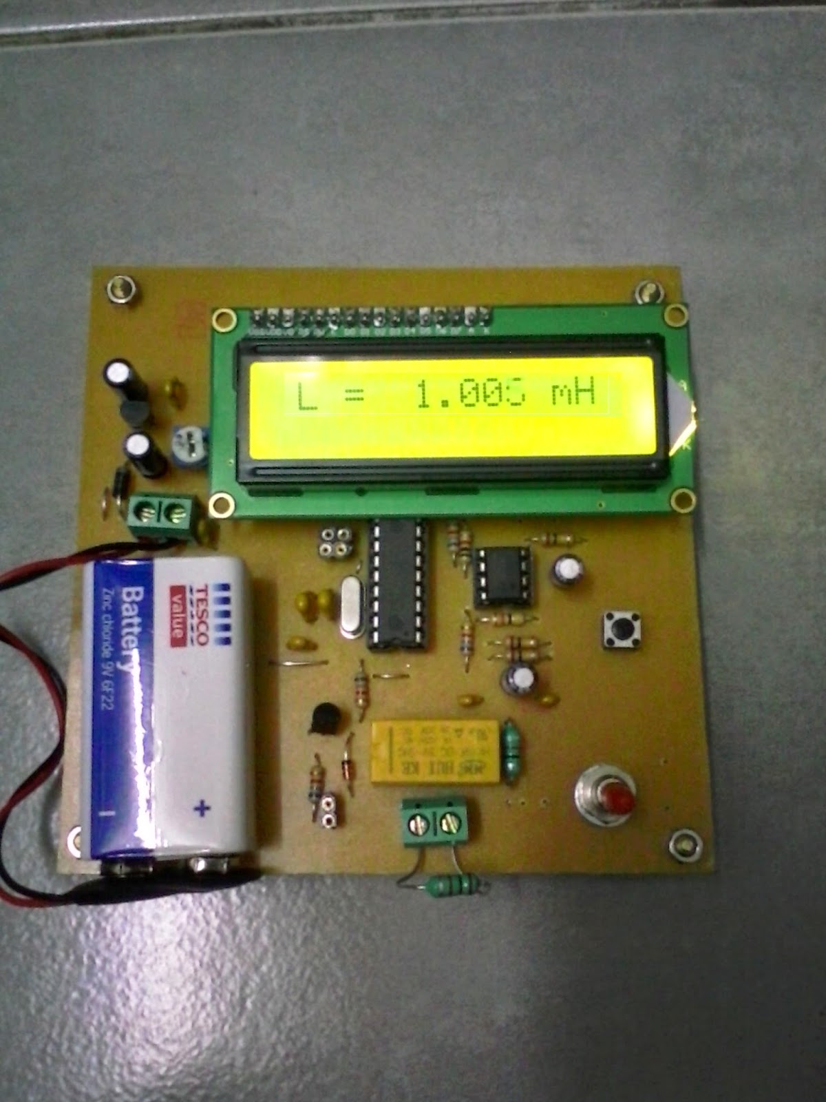 KEDAI DAN PROJEK ELEKTRONIK ON9: LC METER