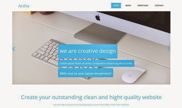 Arsha – bootstrap HTML template for corporate