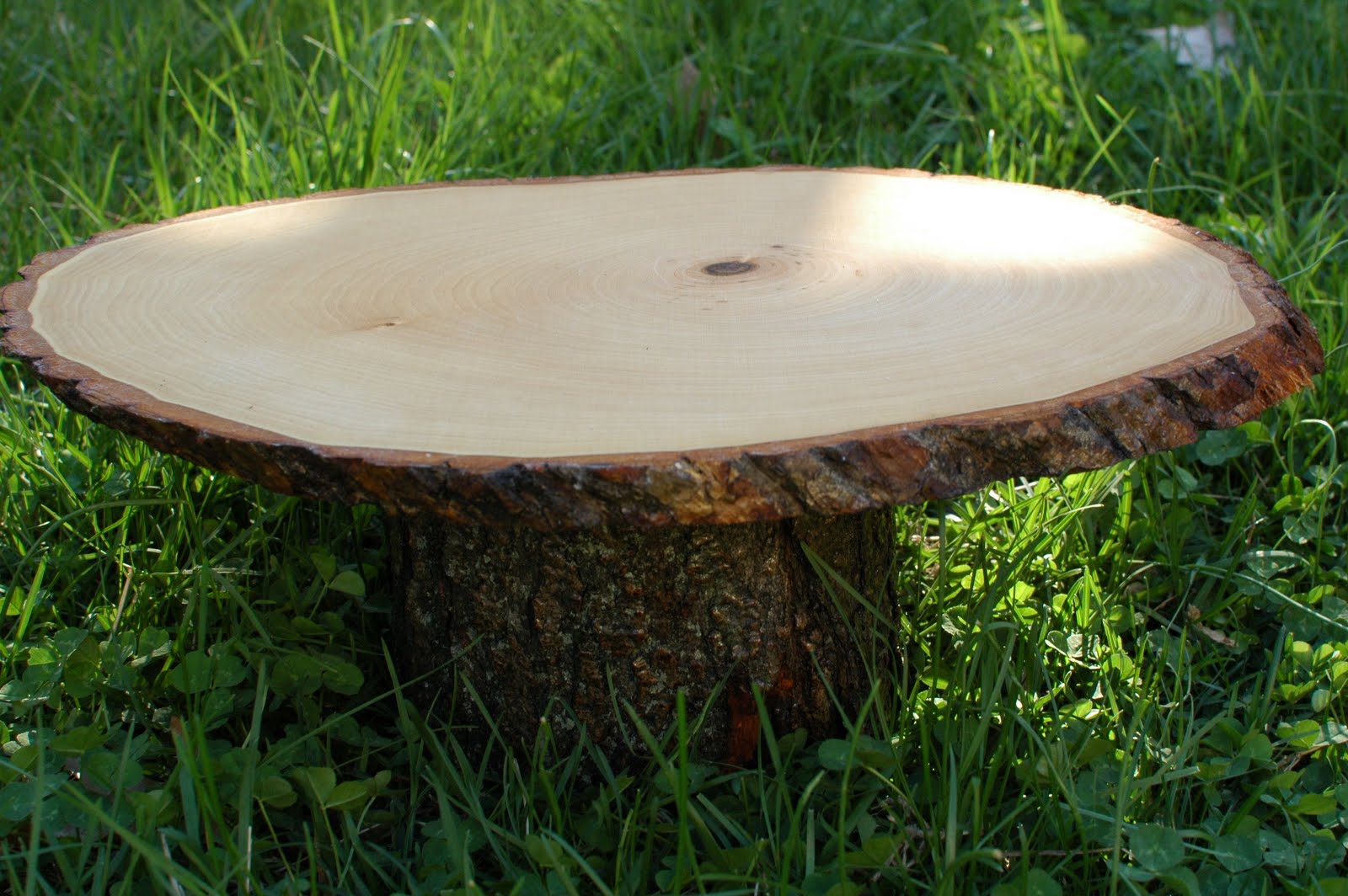 TurtleCraftyGirl Rustic Wood Cake Stands