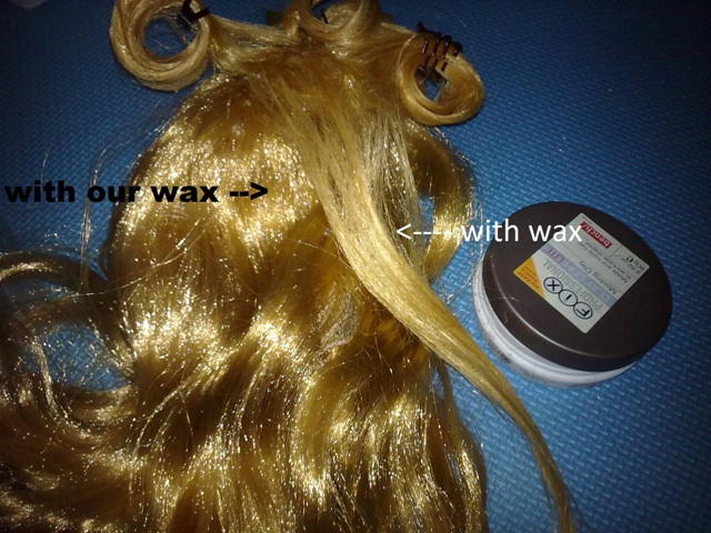blogging about: [tutorial] How I remove shine in a synthetic cheap wigs