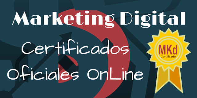 Aquí encontrarás los principales Certificados oficiales de Marketing online
