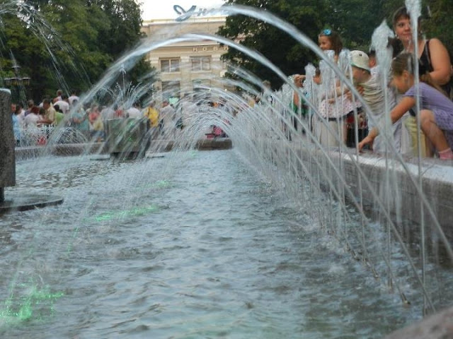 Fountains of Ternopil, Western Ukraine
