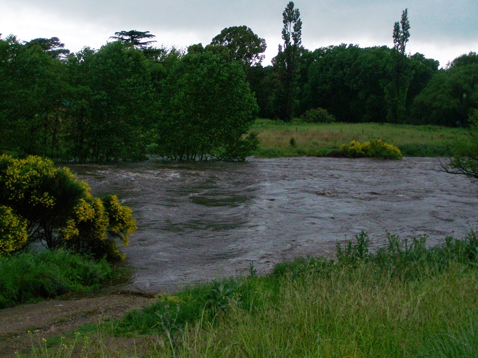 Reflejos 103.7 Imágenes de la crecida del Sauce Grande en Sierra de la