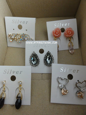 Korean earrings from Gmarket