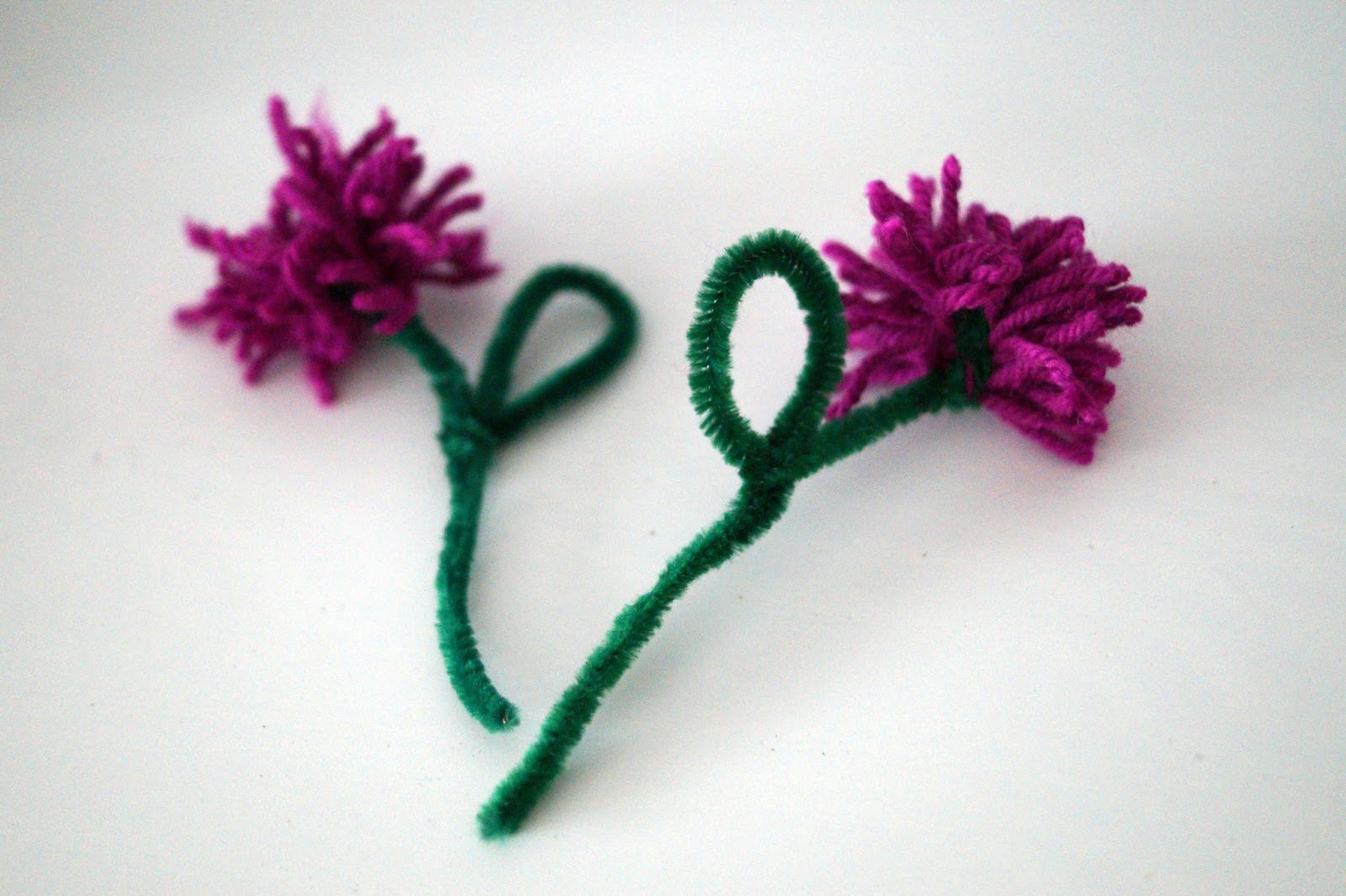 Schwytane Chwile Kwiaty Z Welny