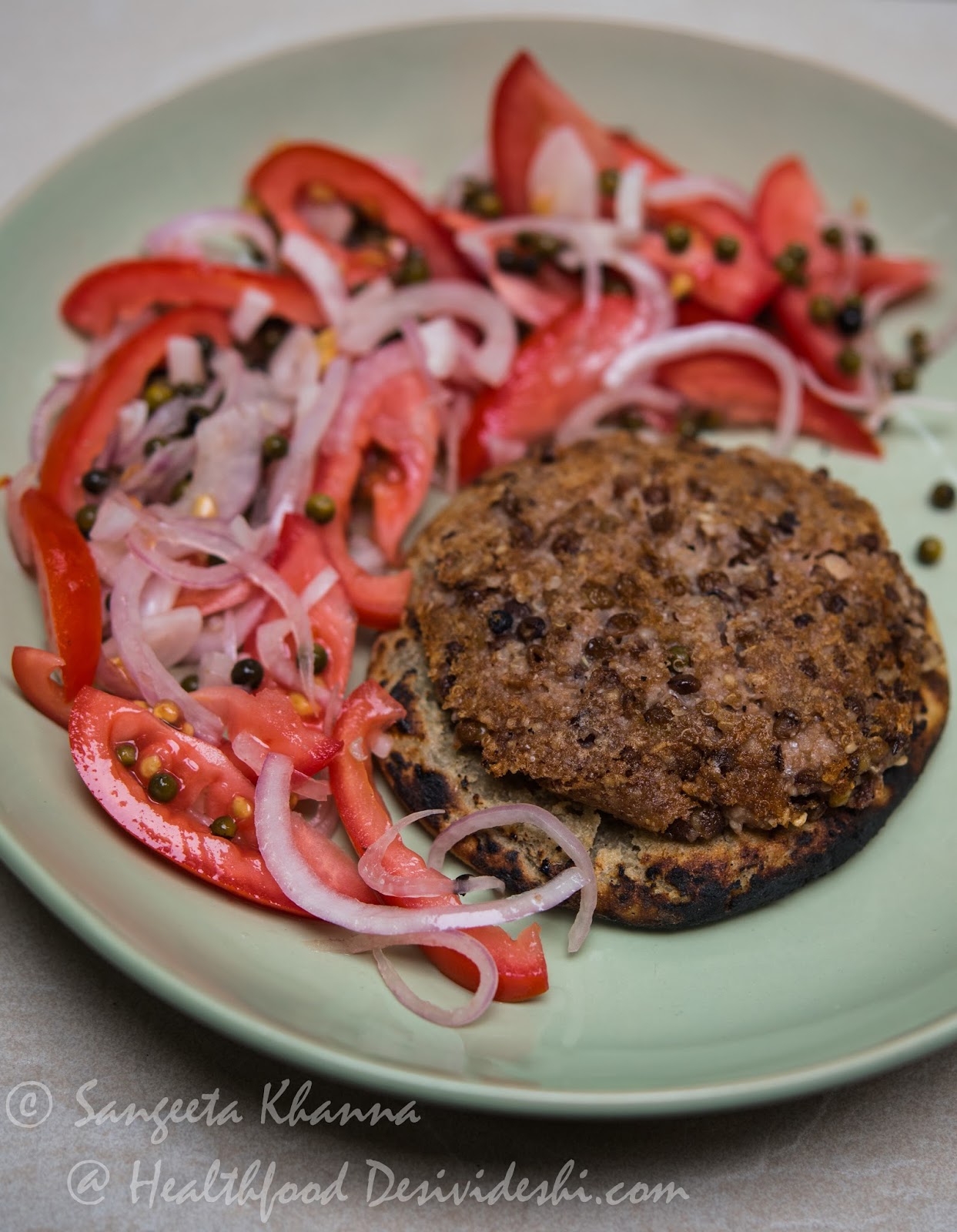 quinoa lentil patties and millet sourdough crumpets to make delicious