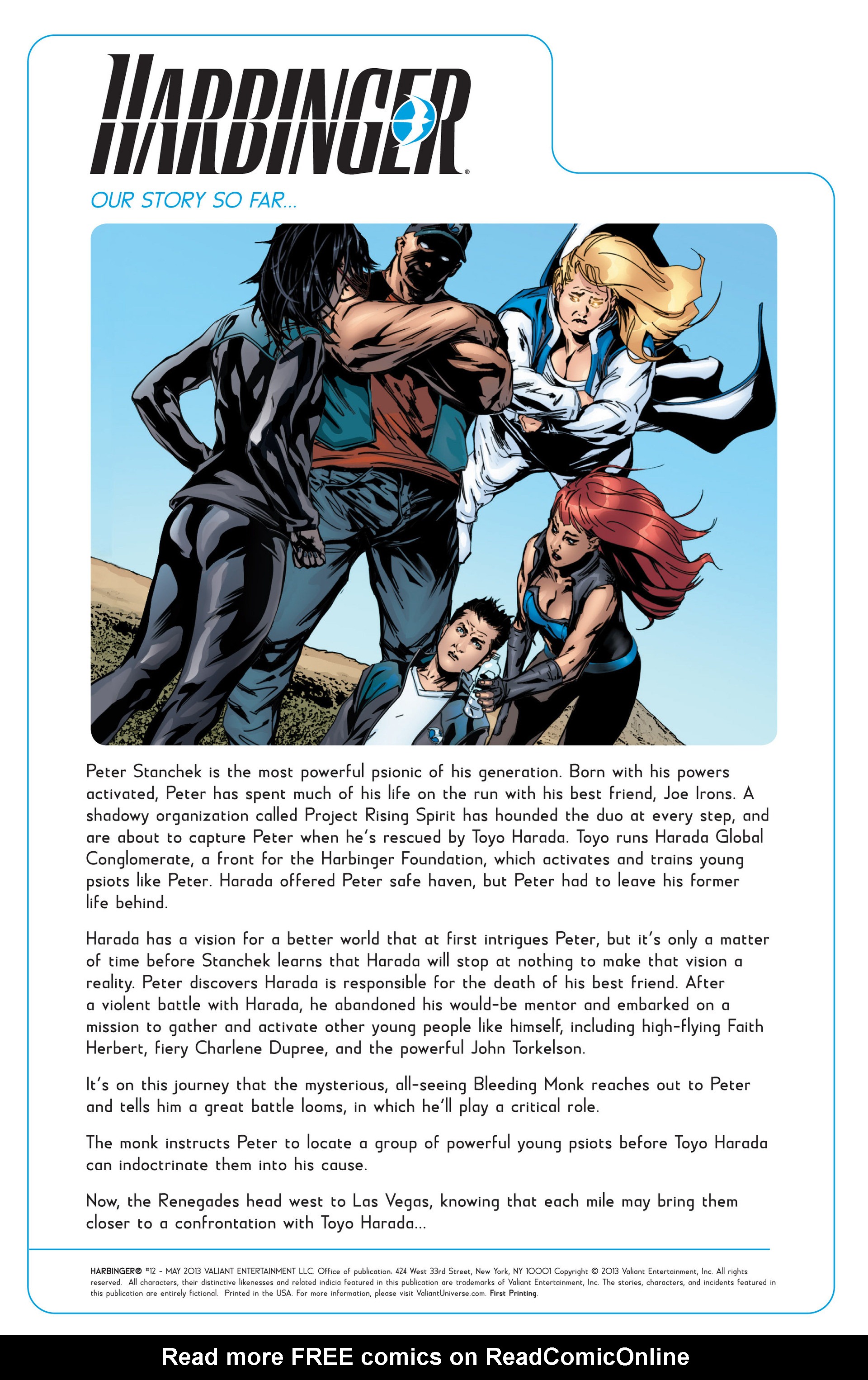 Read online Harbinger (2012) comic -  Issue #12 - 2