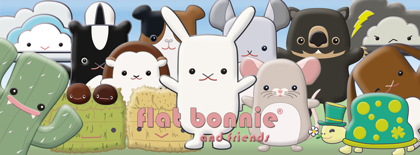 Flat Bonnie the Go Everywhere Rescue Bunny