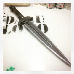 skyrim dagger steel diy cosplay prop template pdf