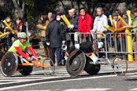 大阪マラソン　車椅子マラソン