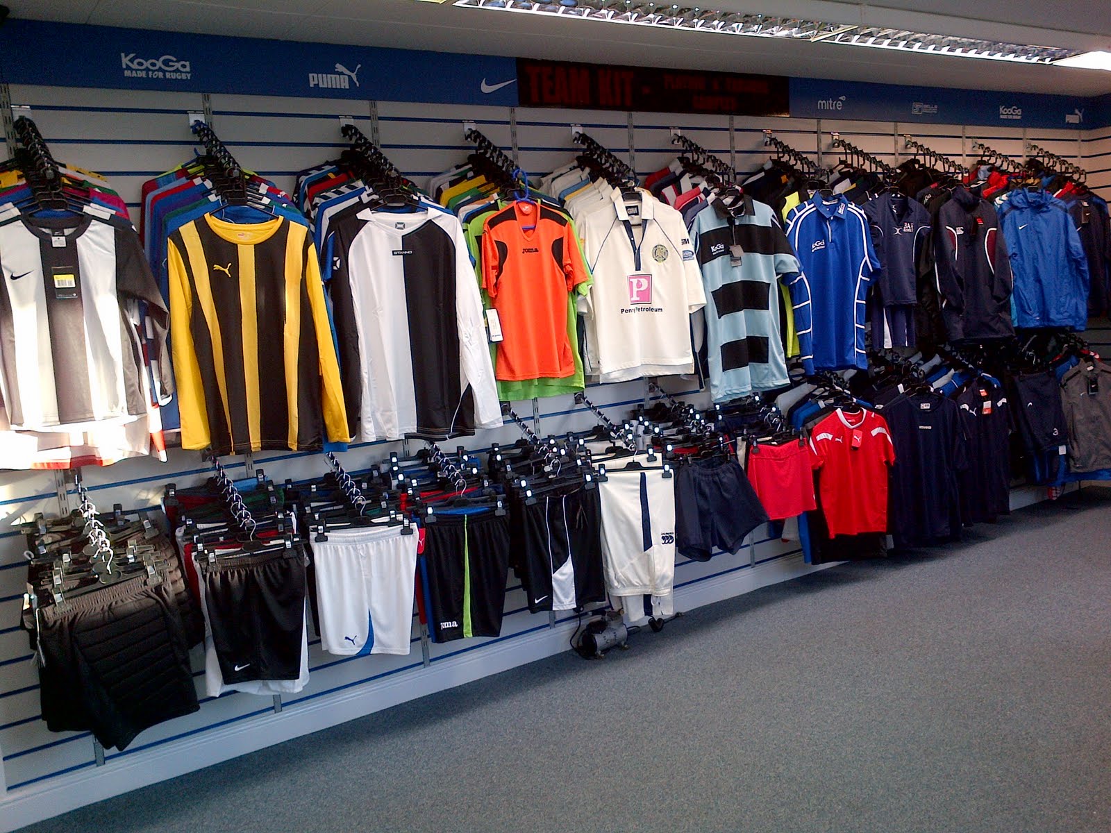 Kits 4 All / Sports & Trophies Latest News Sports Kit Showroom
