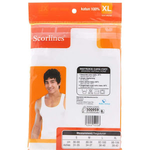 Singlet Polos Scorlines Cotton