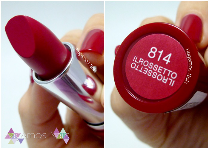 Nail Art Rojo Frambuesa Corazón. Deborah Milano. Hagamos Nails