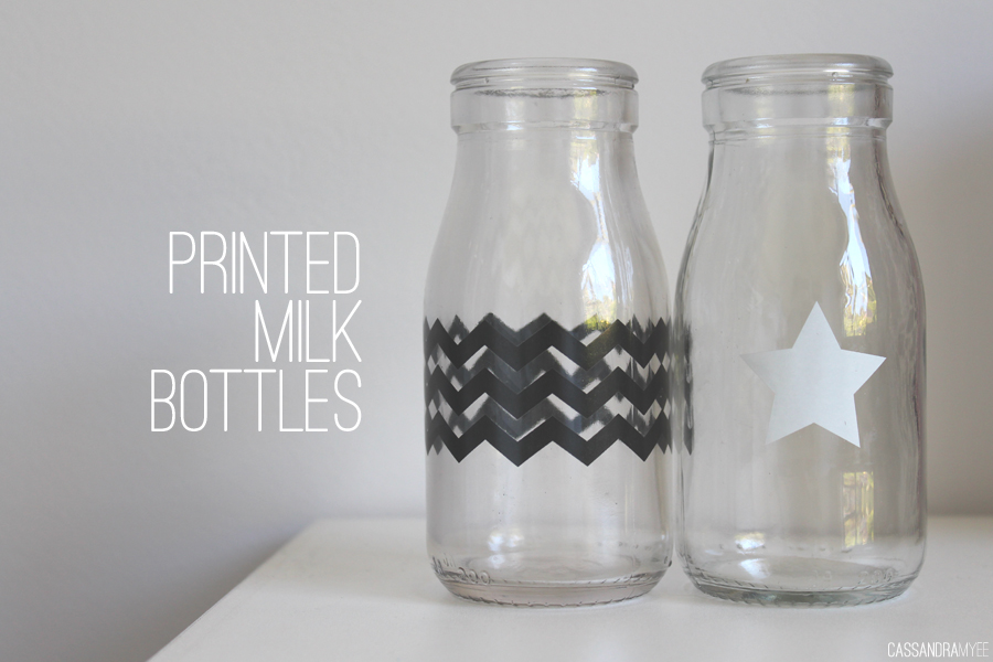 BRUSH HOLDERS Printed Milk Bottles + Potential DIY Inspiration — CassandraMyee NZ Beauty Blog