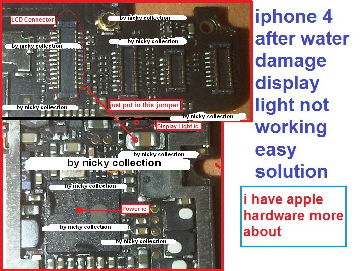 NICKY SOFTWARE SOLUTION I phone4 Display Light Not Working Easy Solution