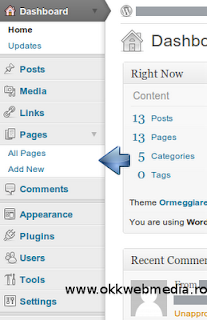 tutoriale wordpress -adaugare pagina