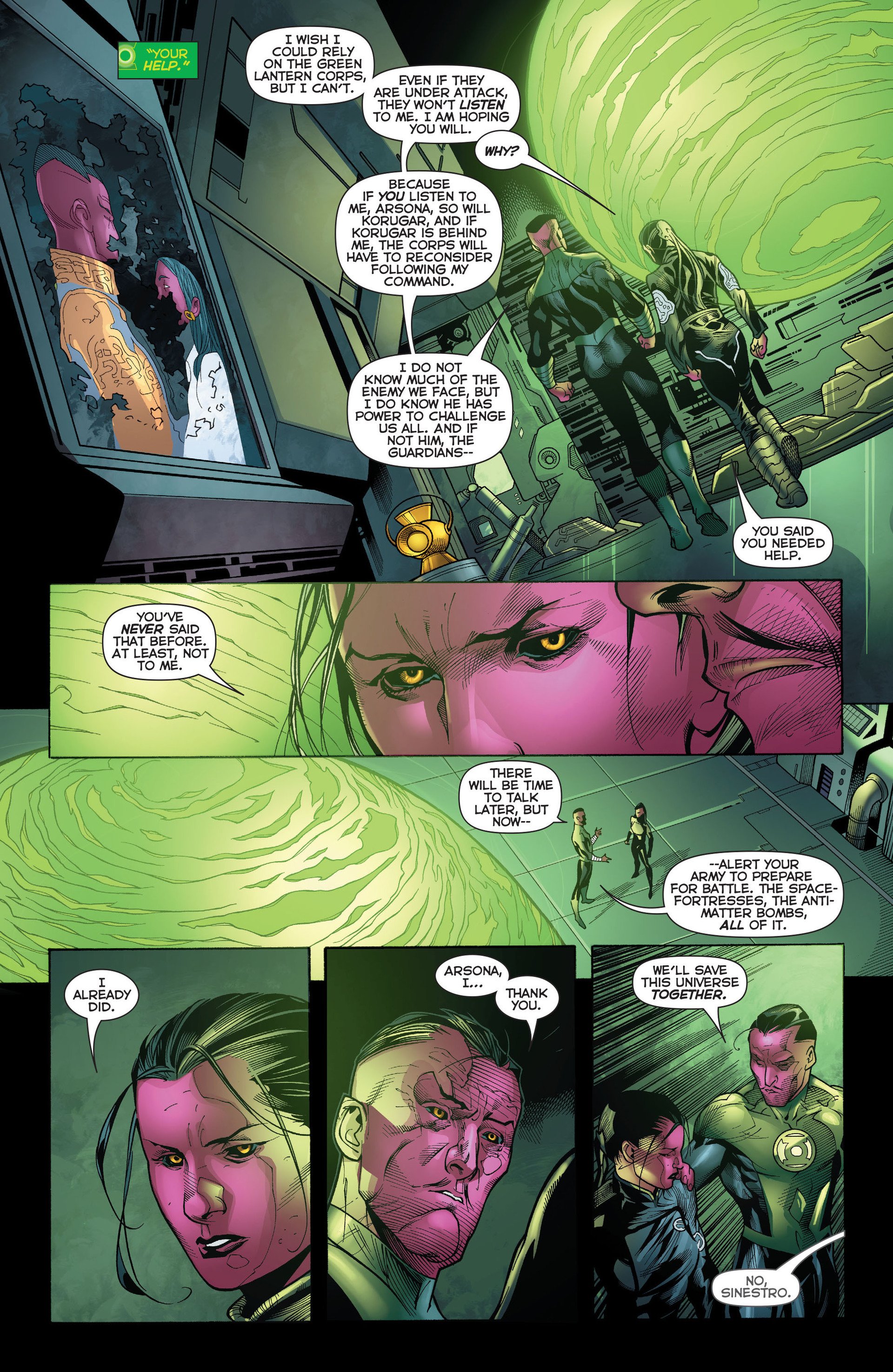 Read online Green Lantern (2011) comic -  Issue #19 - 8