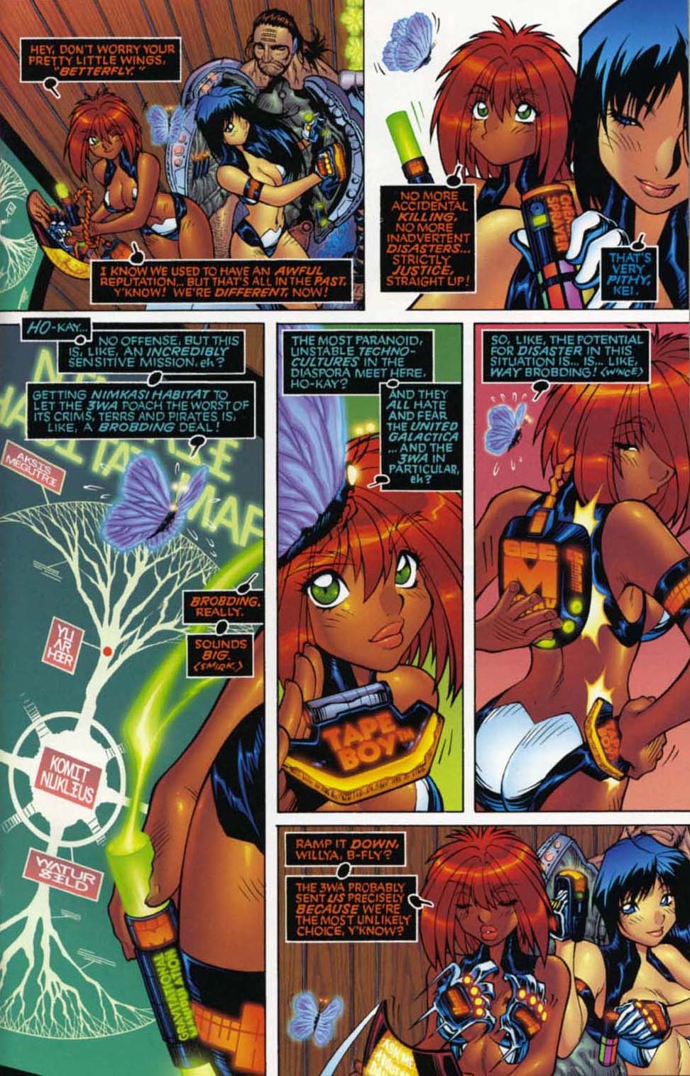 Read online Dirty Pair: Run From the Future comic -  Issue #1 - 13