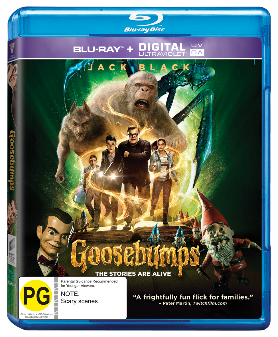 At Darren's World of Entertainment Goosebumps Blu Ray Review