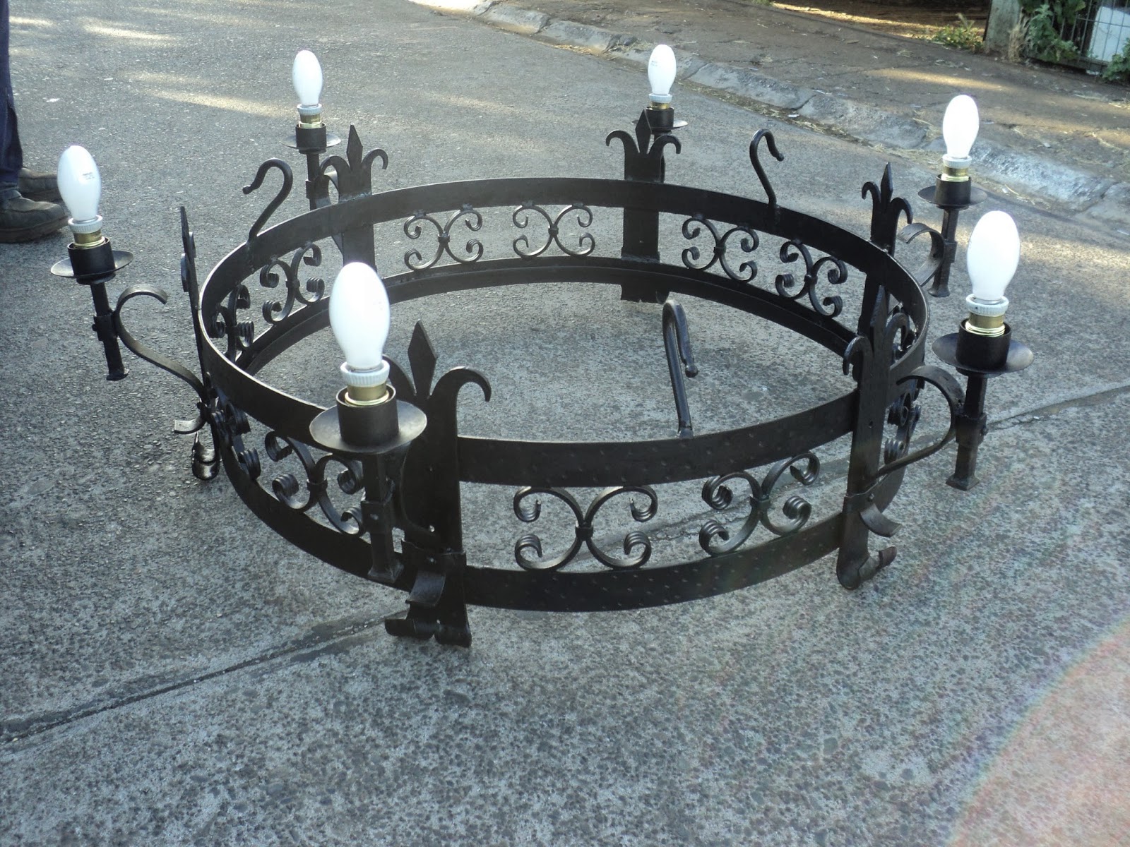 Fierros en Osorno Luis Orlando Rosas Lamparas en Fierro Forjado