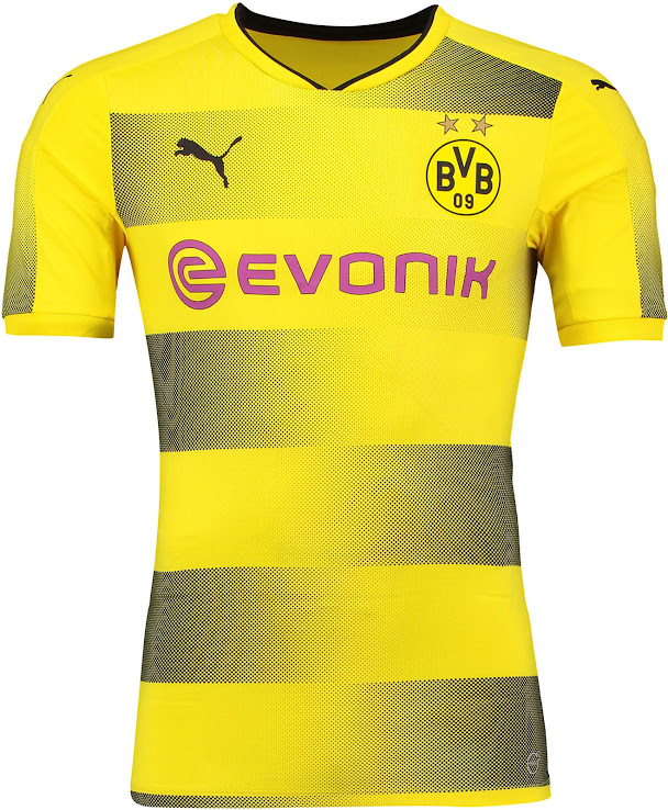 Artist background Forced Borussia Dortmund 17-18 Home Kit Released - Footy Headlines