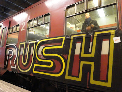 oahu rush train graffiti