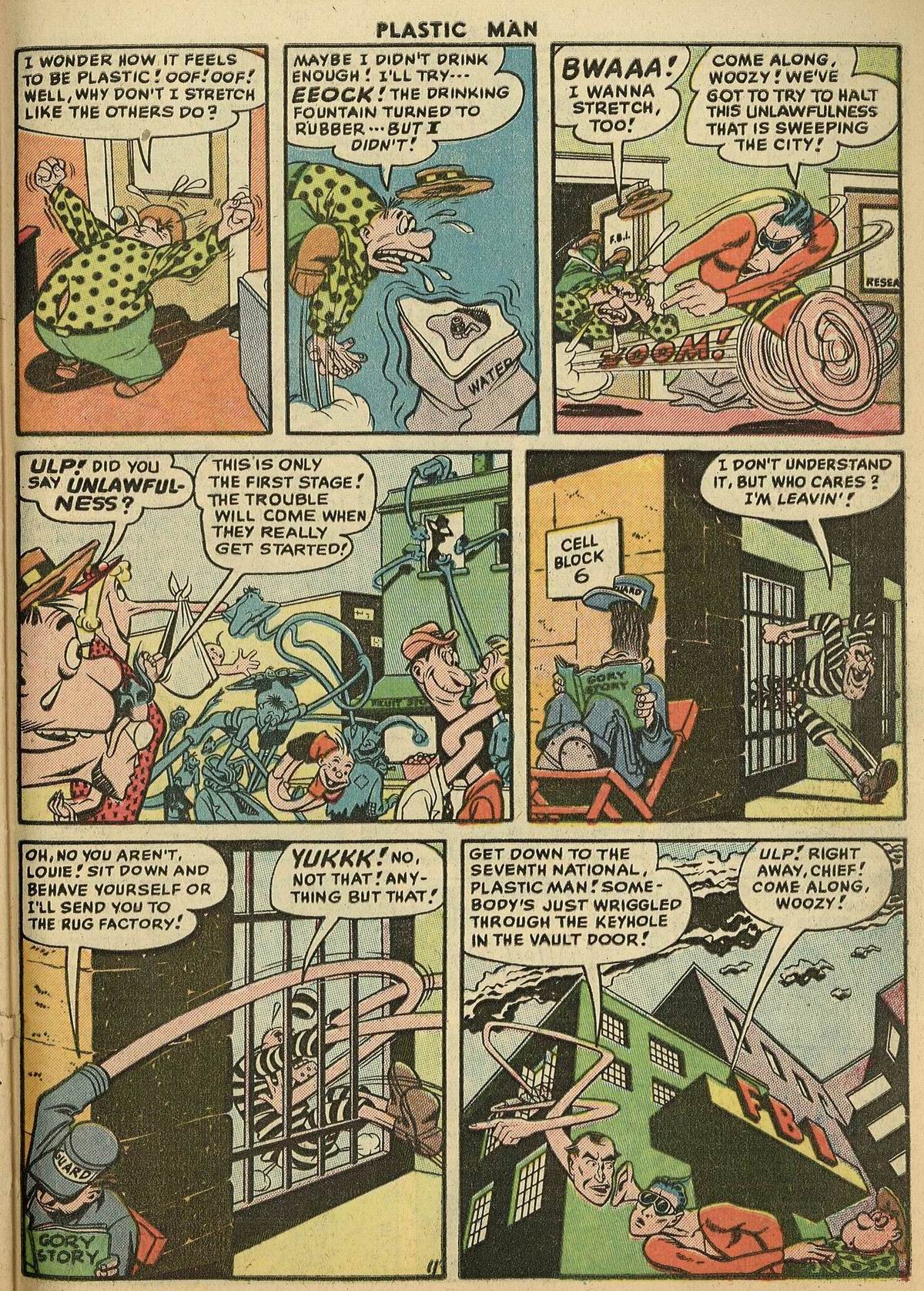 Read online Plastic Man (1943) comic -  Issue #56 - 29
