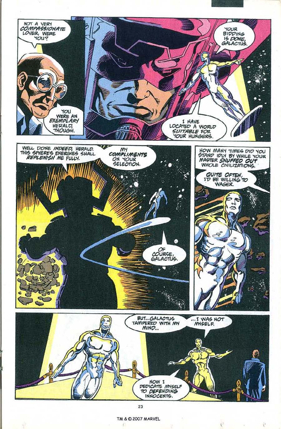 Read online Silver Surfer (1987) comic -  Issue #57 - 25