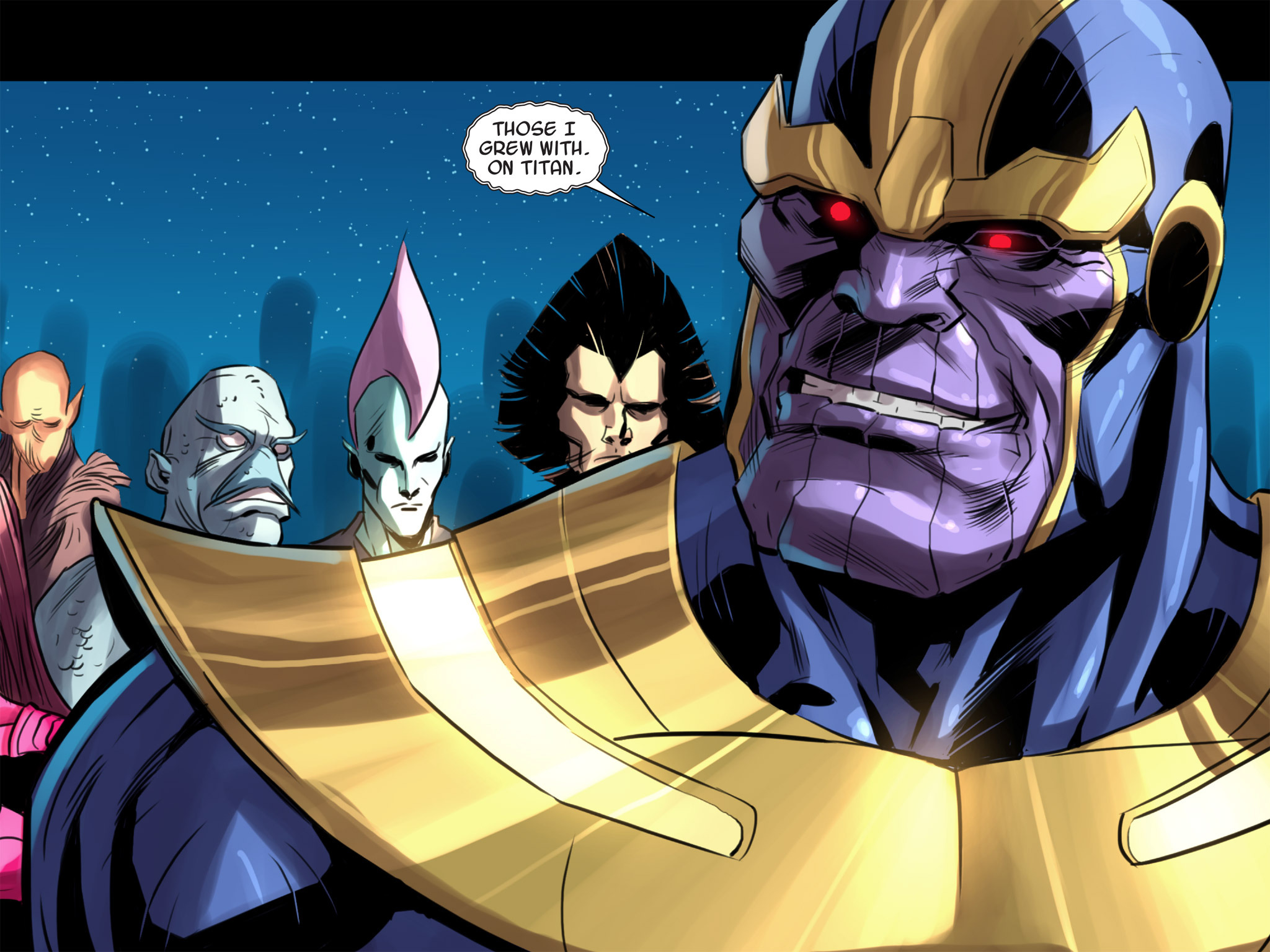 Read online Thanos: A God Up There Listening comic -  Issue # TPB - 317