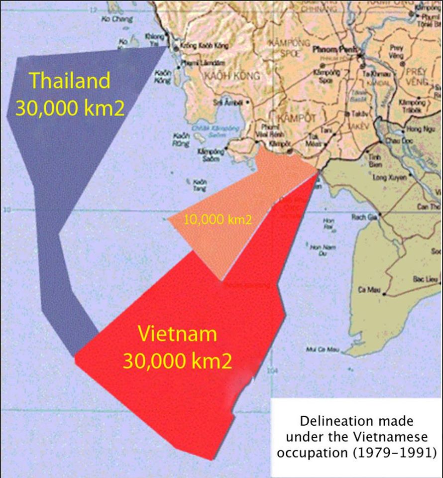 Disputed Cambodia’s territorial waters
