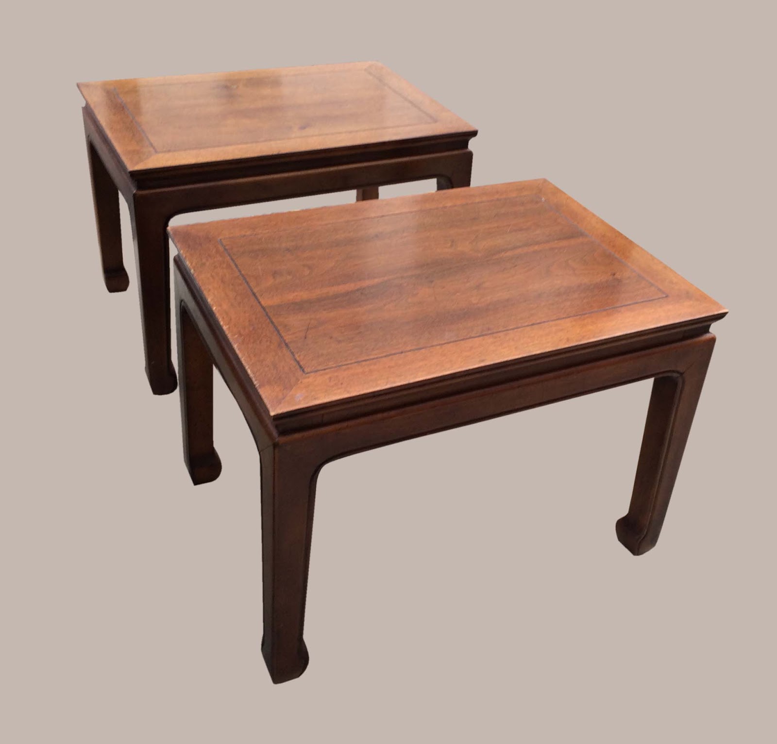 Uhuru Furniture & Collectibles 2 Asian Accent End Tables 75 SOLD