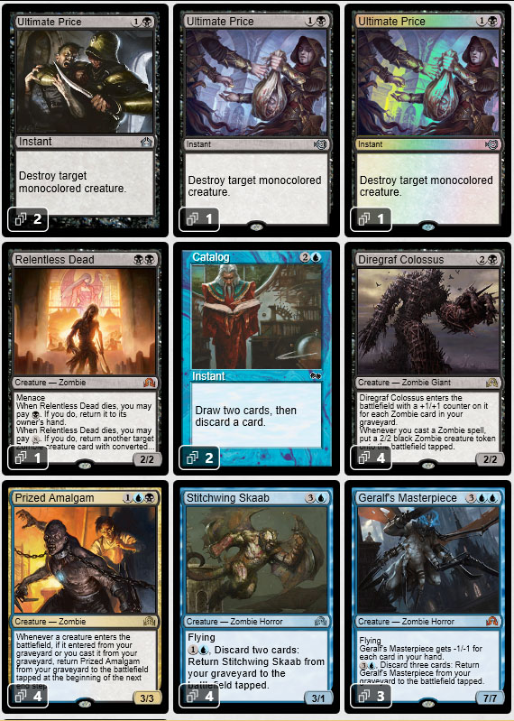 Magic the Gathering Adventures [Standard] Zombies