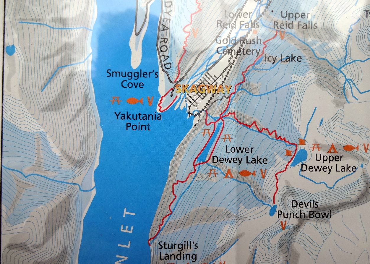 Dina's Travels SkagwayJune 28thHistorical Walking tour in town and hike to lake