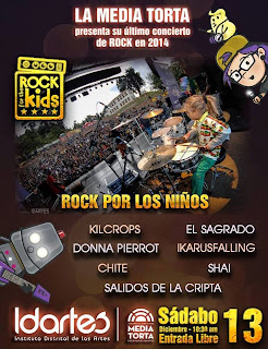 La media torta presenta en Diciembre 13 2014 : Rock for the kids