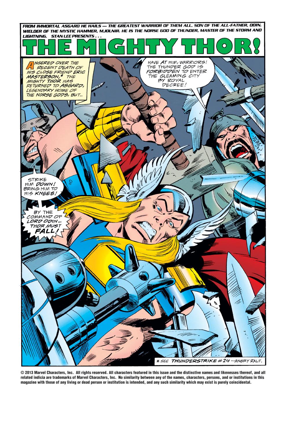 Read online Thor (1966) comic -  Issue #490 - 2