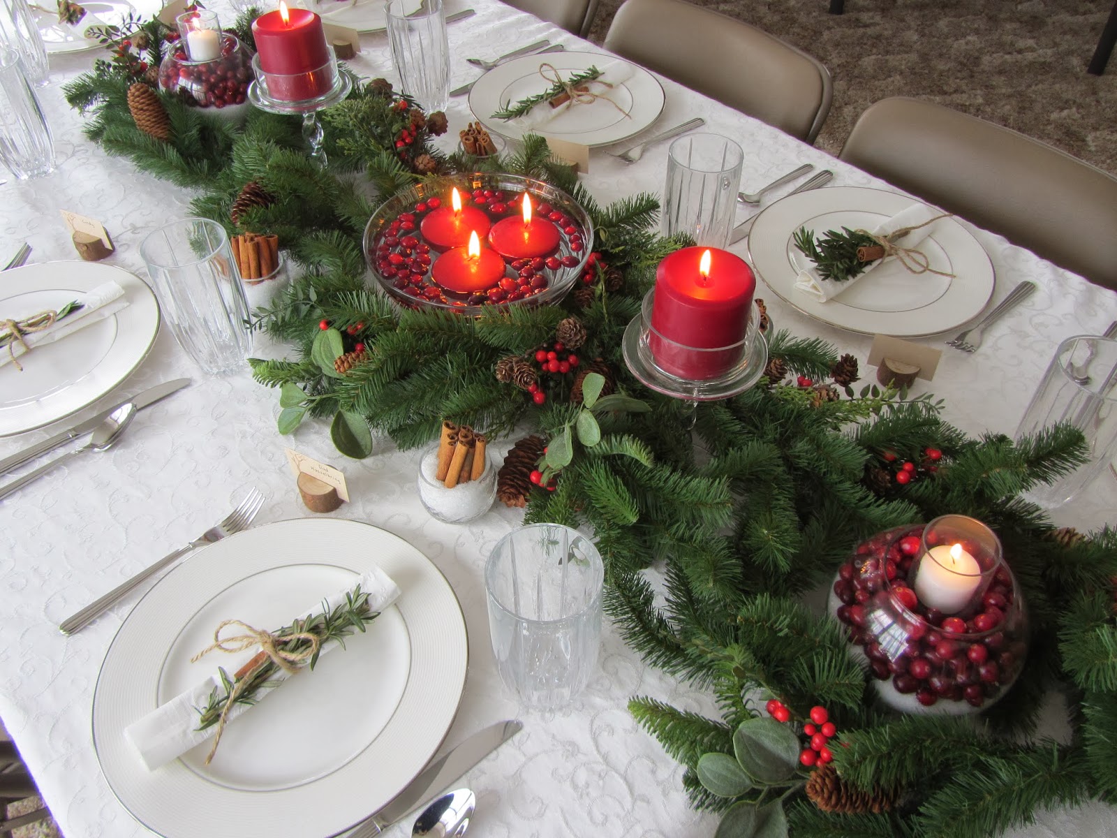 Shady Rest Christmas Dinner Table