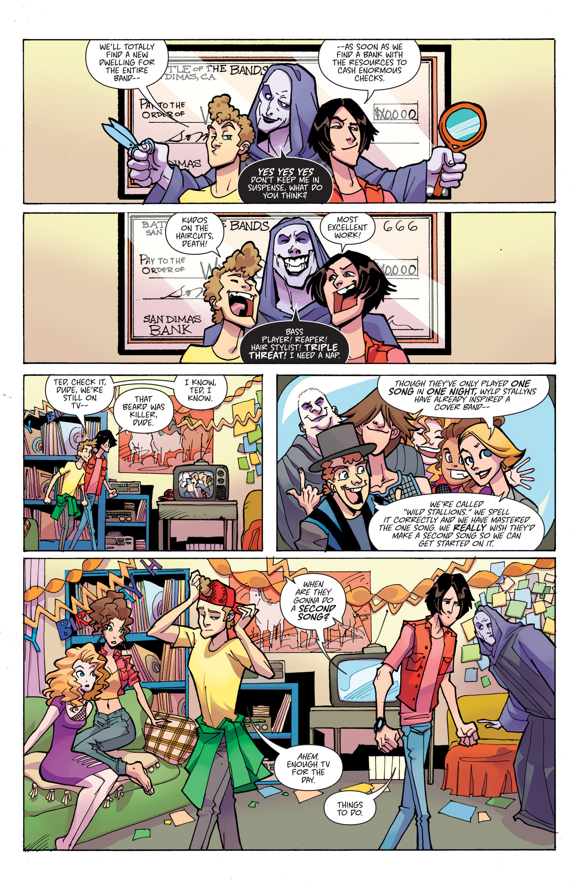 Read online Bill & Ted's Most Triumphant Return comic -  Issue #1 - 6