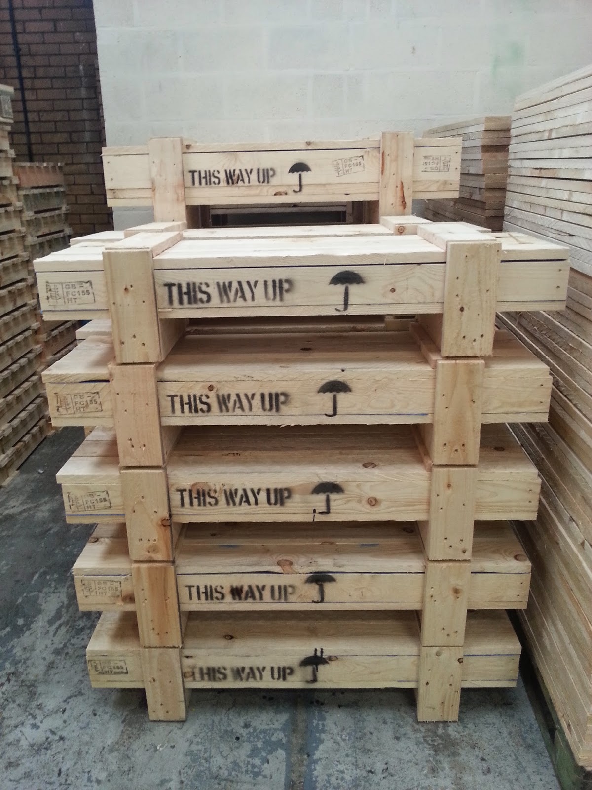 Dawn Dean Precision Pallets & Cases Variety of pallets and cases