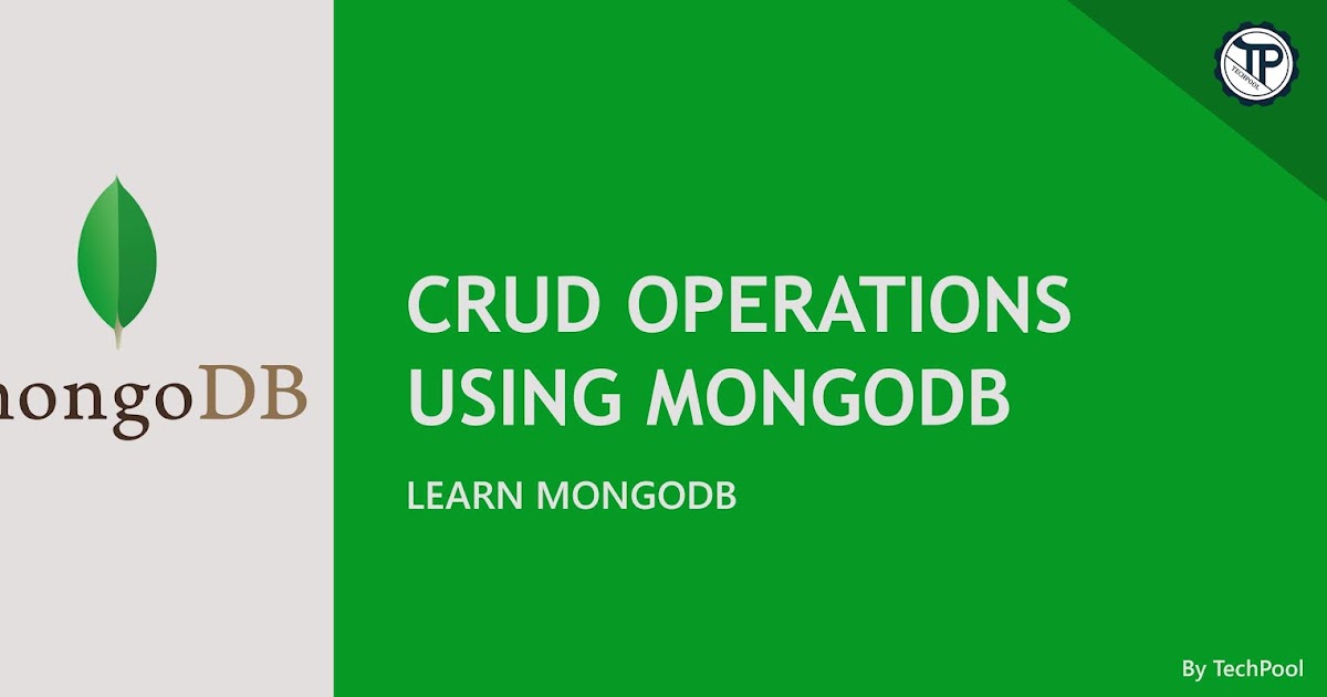 Database CRUD Operations with MongDB