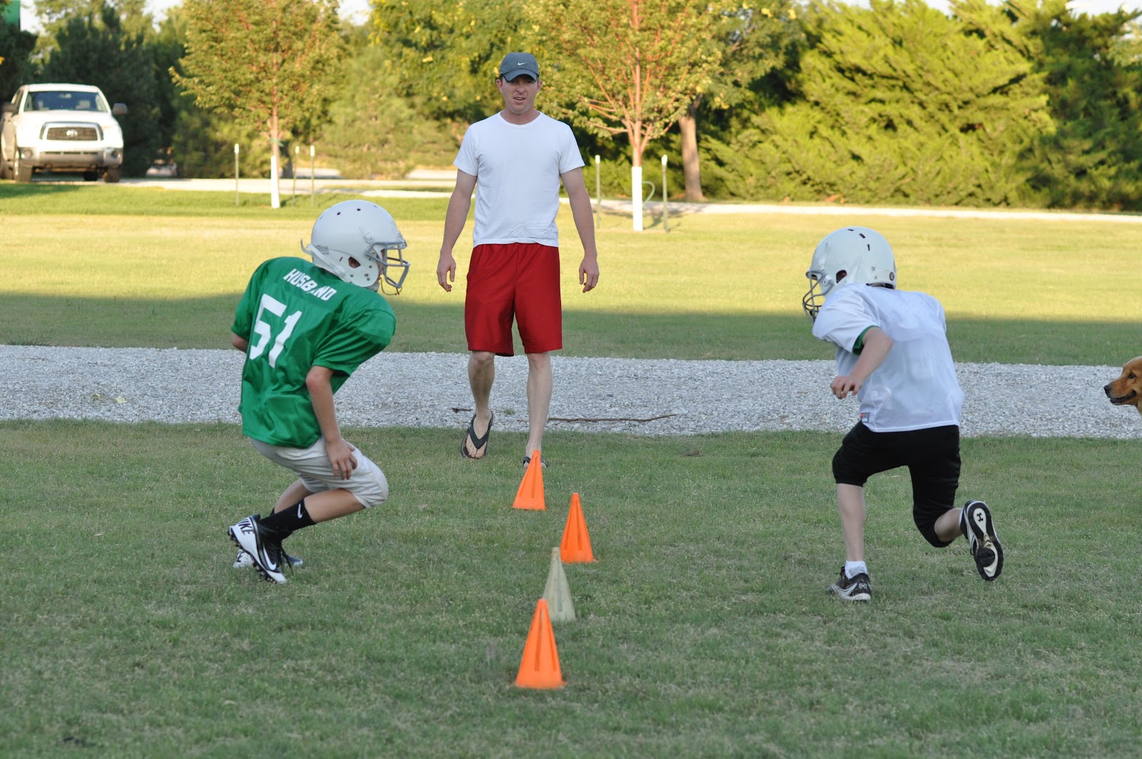 Sole Searching Mama Tackle Football Play it Safe