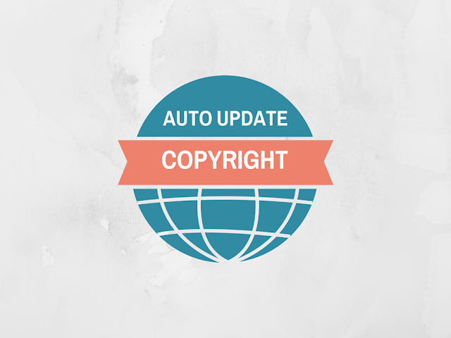 Auto Update Copyright Year : HTML JavaScript