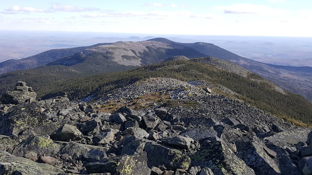 Au sommet du mont Abraham