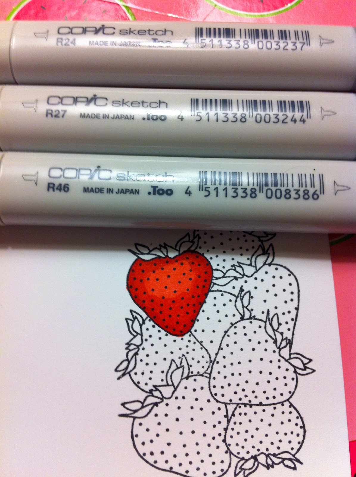 A State Of Gracie: Strawberry Coloring