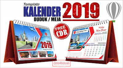 Free Template Kalender Duduk PSD