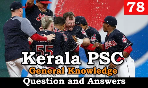 Kerala PSC General Knowledge Question and Answers - 78