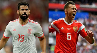 España vs Rusia en Octavos de Final de la Copa Mundial Rusia 2018