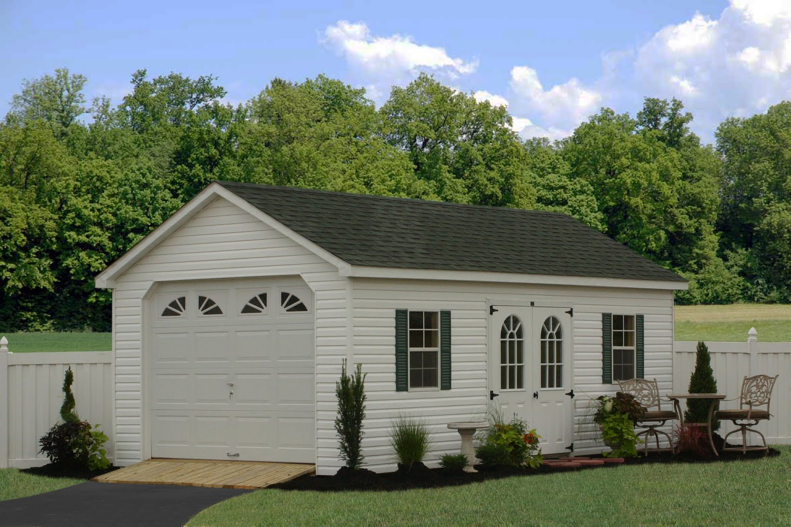 Single Car Garages from Sheds Unlimited