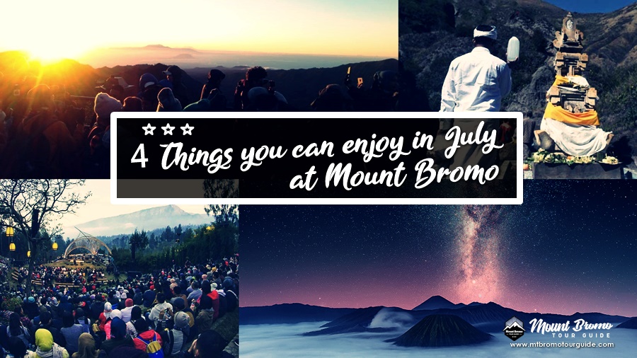 July schedule for Mount Bromo