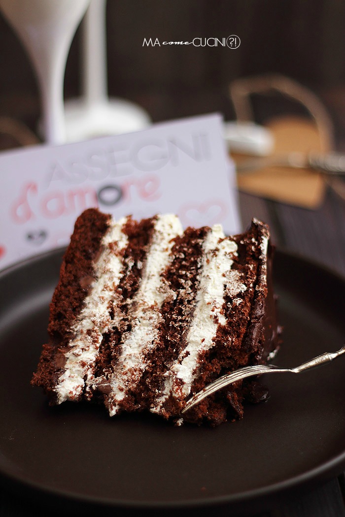 torta al cioccolato e panna(fetta)