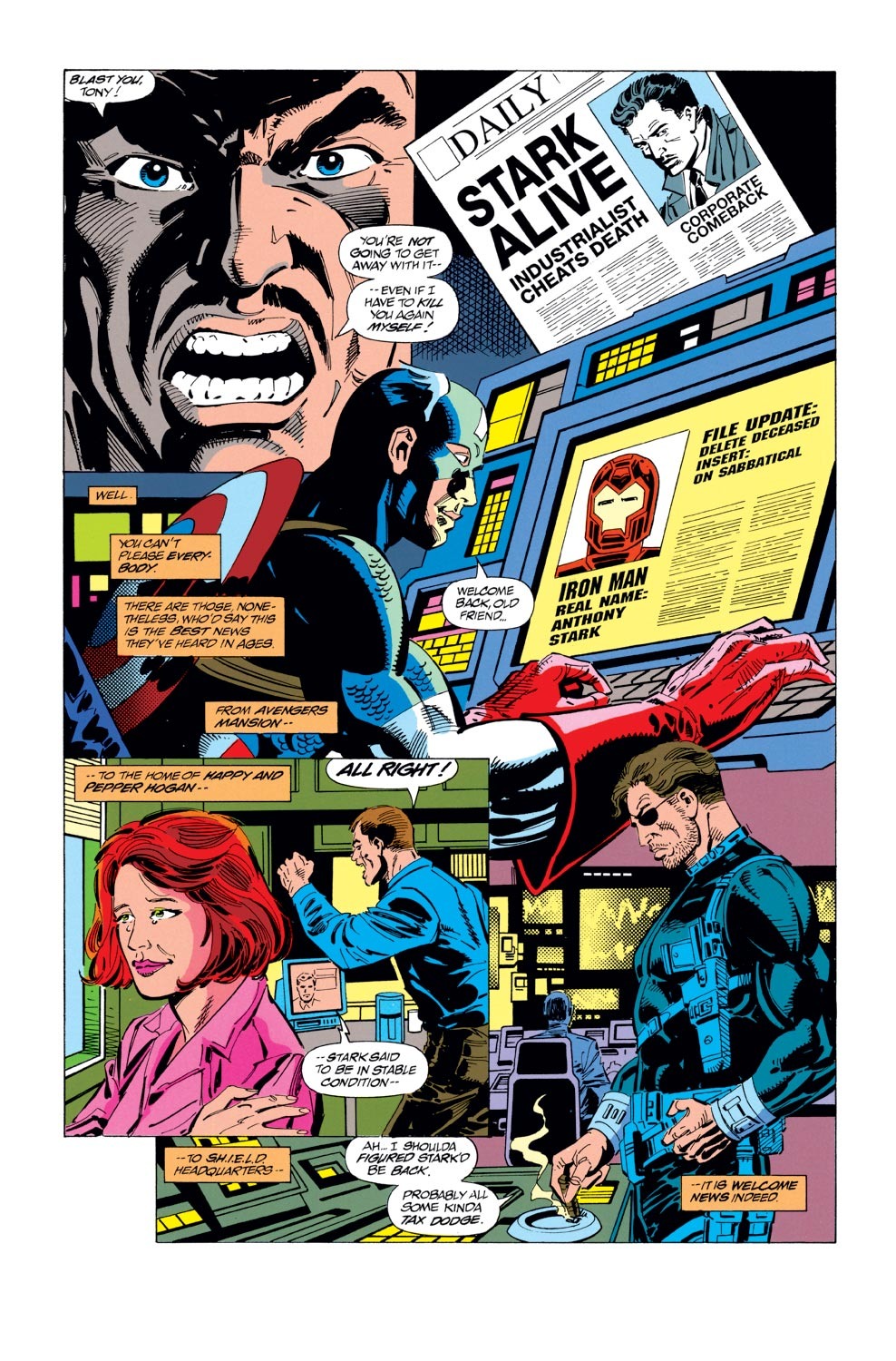 Read online Iron Man (1968) comic -  Issue #292 - 3